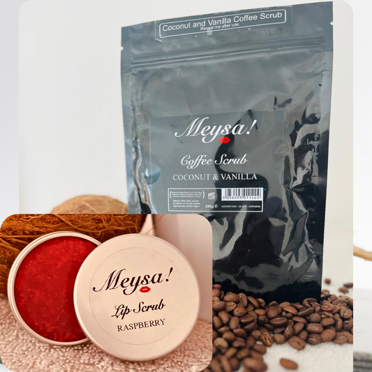Meysa Winter Bundle - Coffee Scrub +Lip Scrub